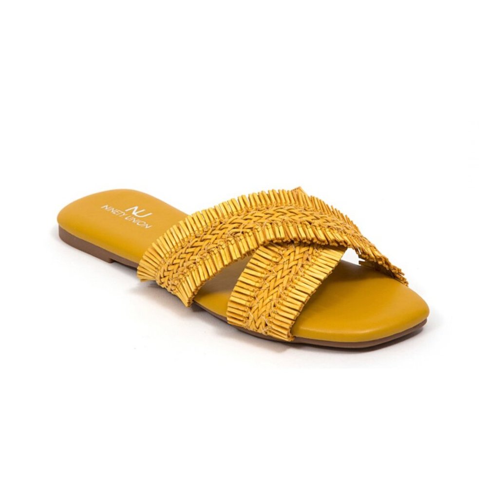 NEW Ninety Union Fresh Sandal Mustard Yellow - Size 10